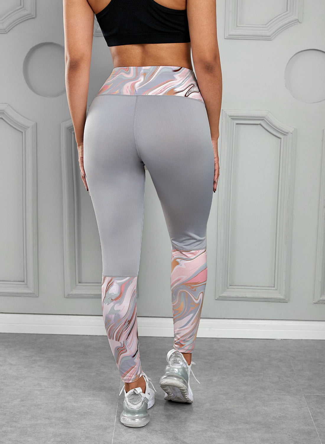 Printed Wide Waistband Active Leggings Carauana Store