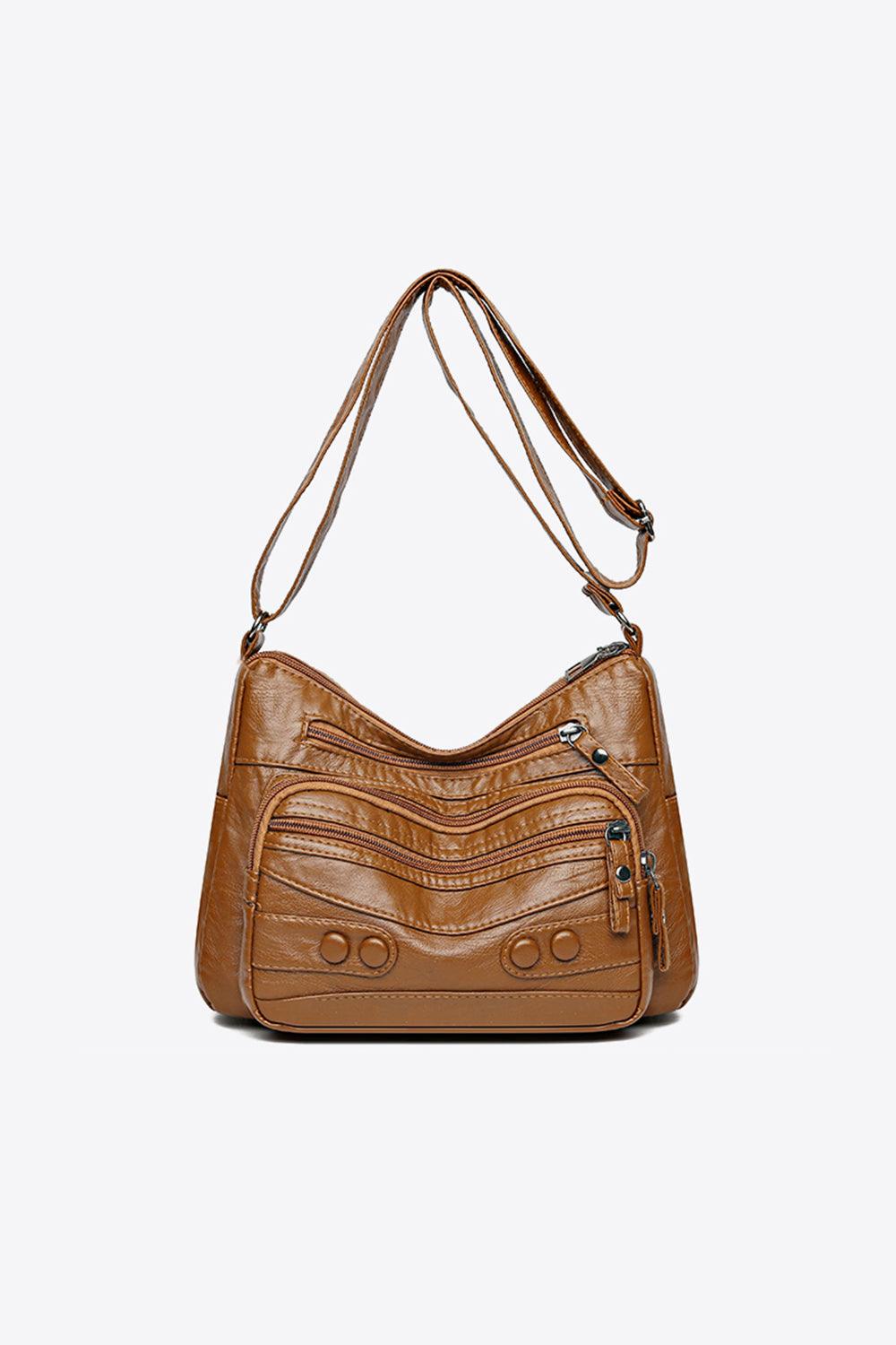 PU Leather Adjustable Strap Shoulder Bag Carauana Store