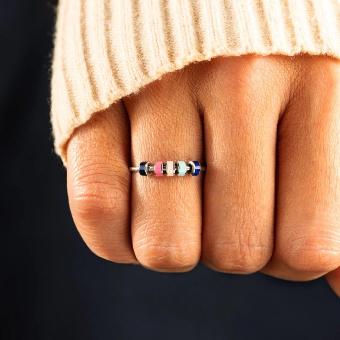 925 Sterling Silver Oil Drip Ring Carauana Store