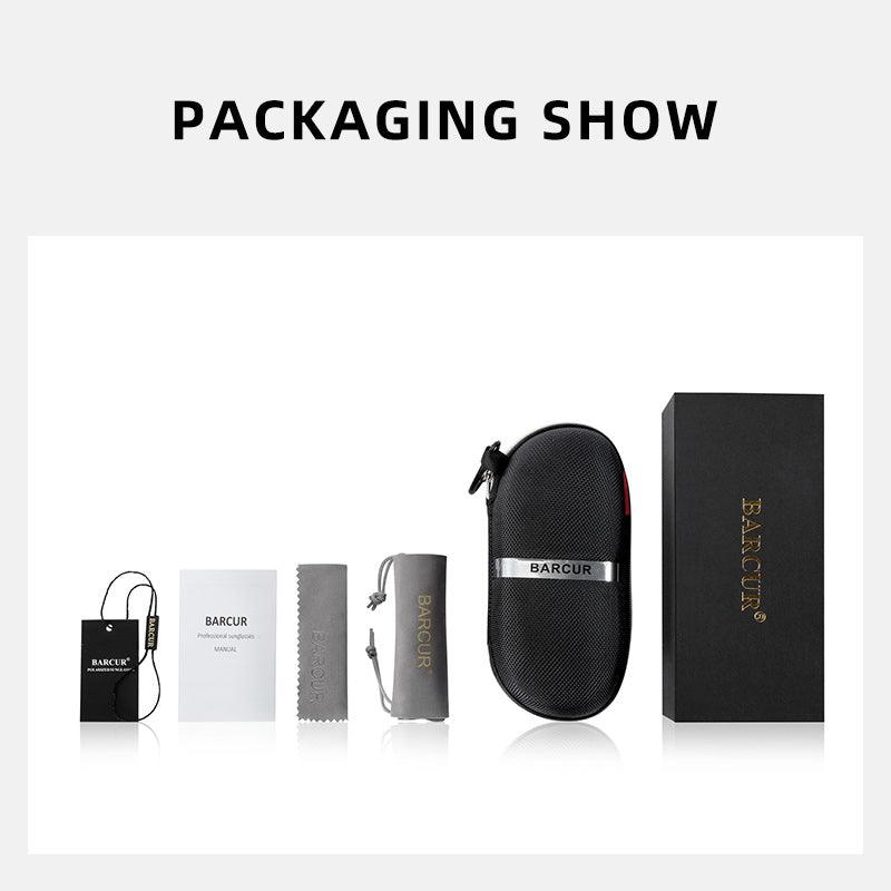 BARCUR Original Design Polarized Sunglasses Carauana Store