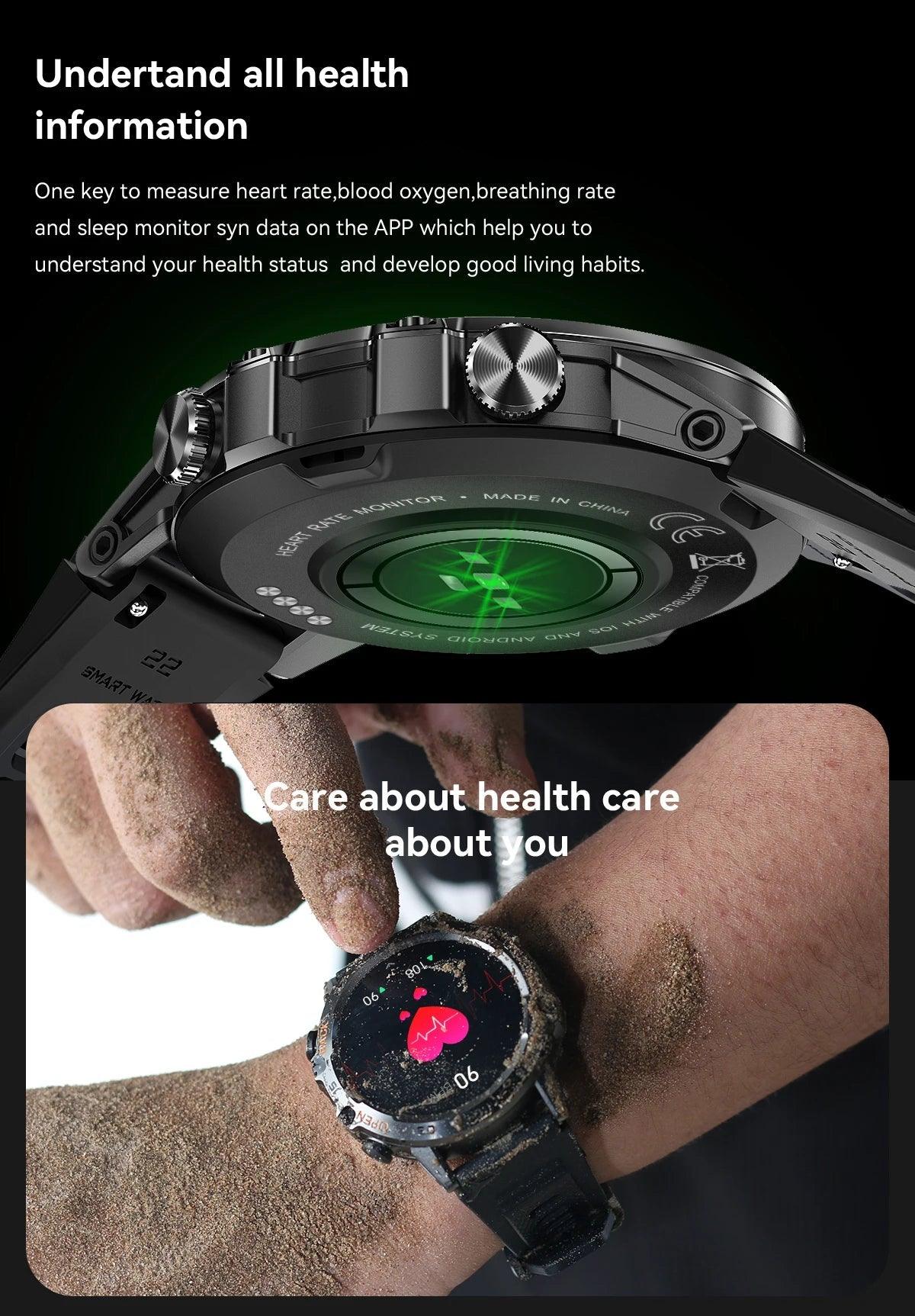 LEMFO Rugged Outdoor Sports Smart Watch: Beyond Boundaries Carauana Store