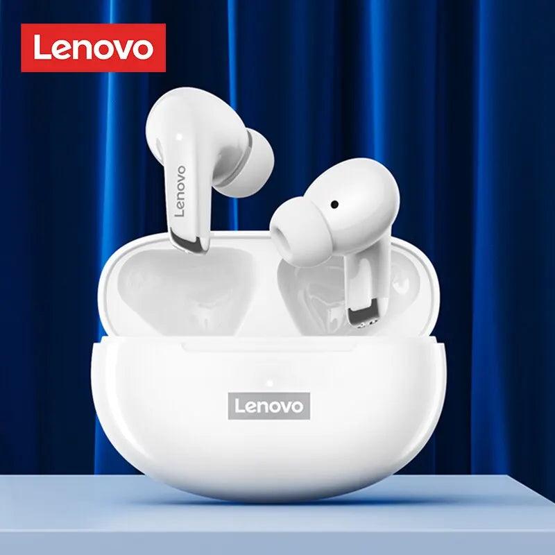Original Lenovo LP5 Wireless Bluetooth Earbuds HiFi Music Earphones Headphones Sports Waterproof Headset With Mic Earbuds New Carauana Store