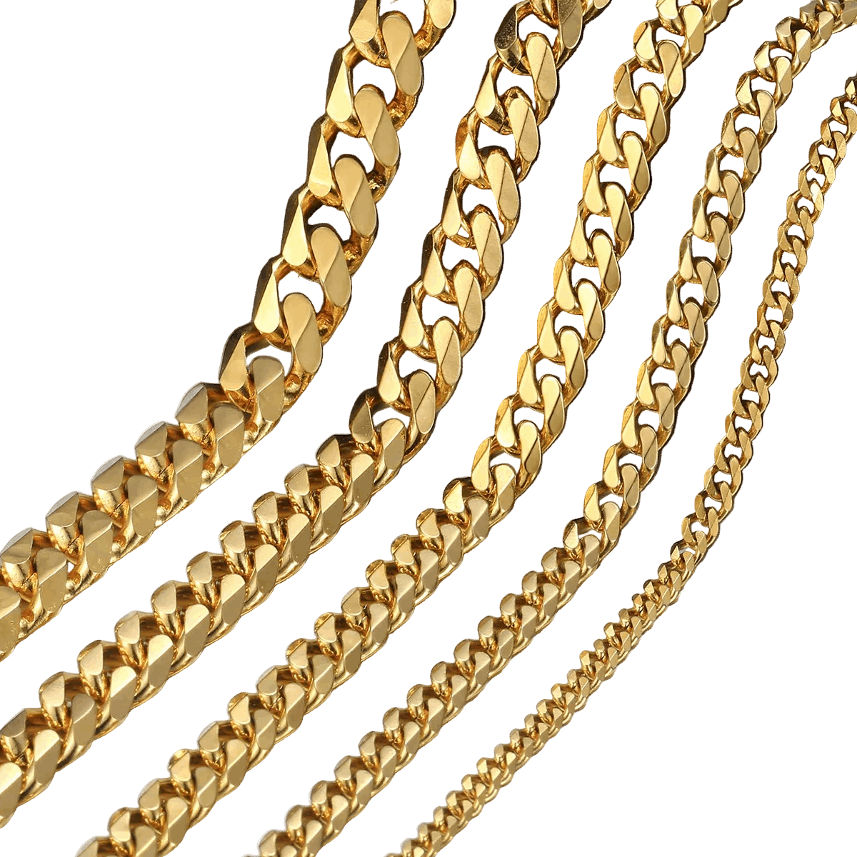 Trendsmax Cuban Link Necklace Stainless Steel CaRaUaNa Fashion