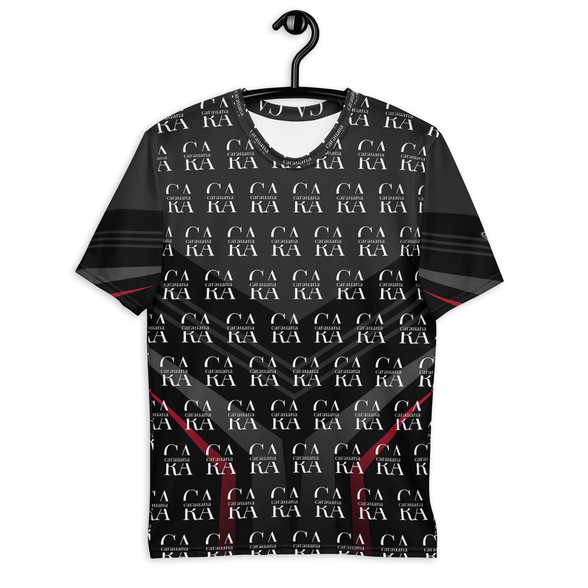 CaRaUaNa Men's t-shirt black Elegant Carauana Store