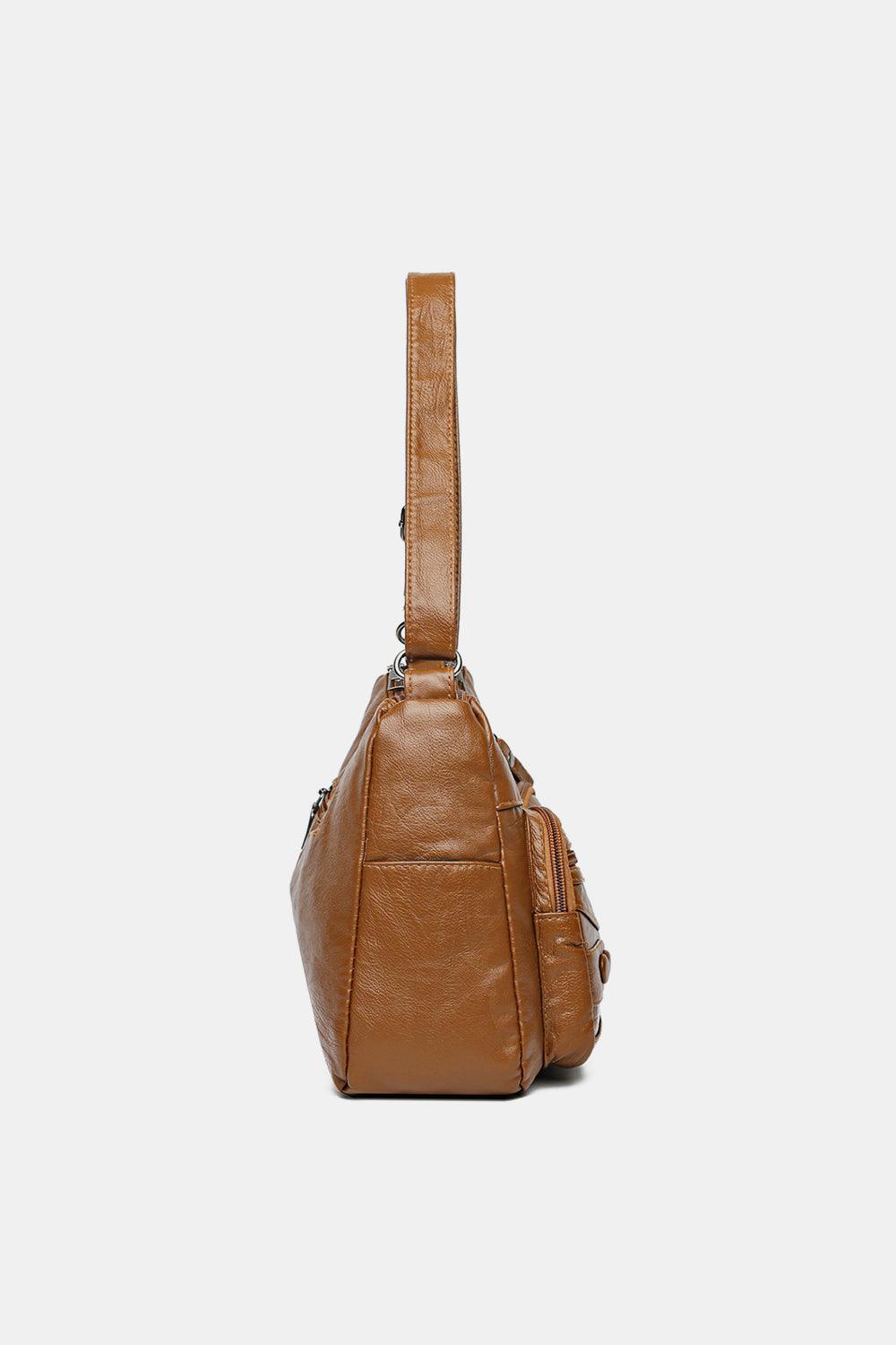 PU Leather Adjustable Strap Shoulder Bag Carauana Store