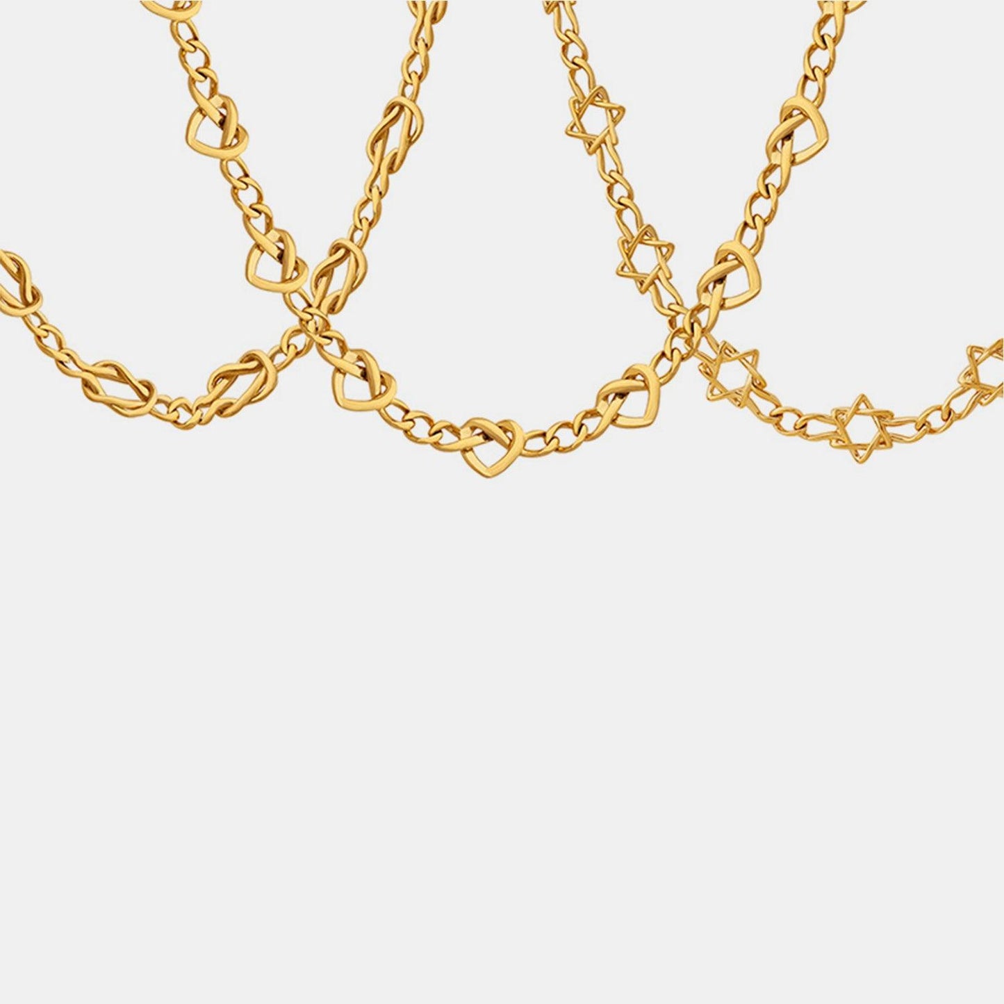 Brass Titanium Steel Necklace Carauana Store