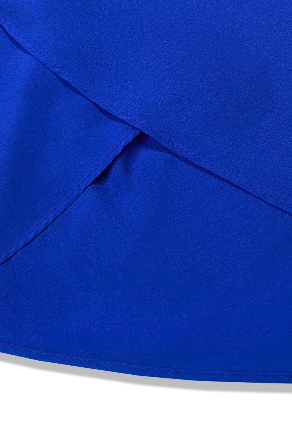 Round Neck Cap Sleeve Dress Carauana Store