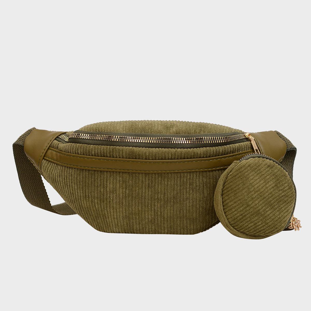 Small Corduroy Sling Bag Carauana Store