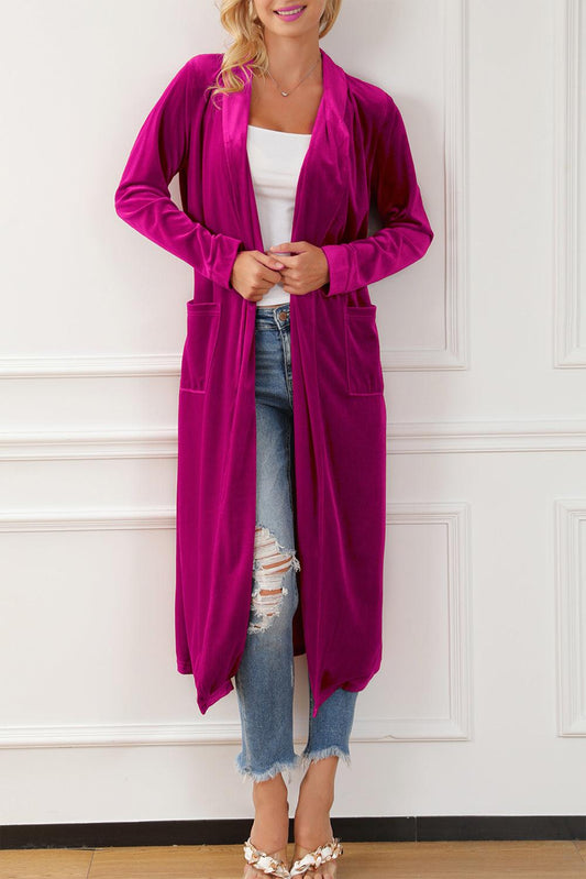 Open Front Long Sleeve Cover Up Carauana Store