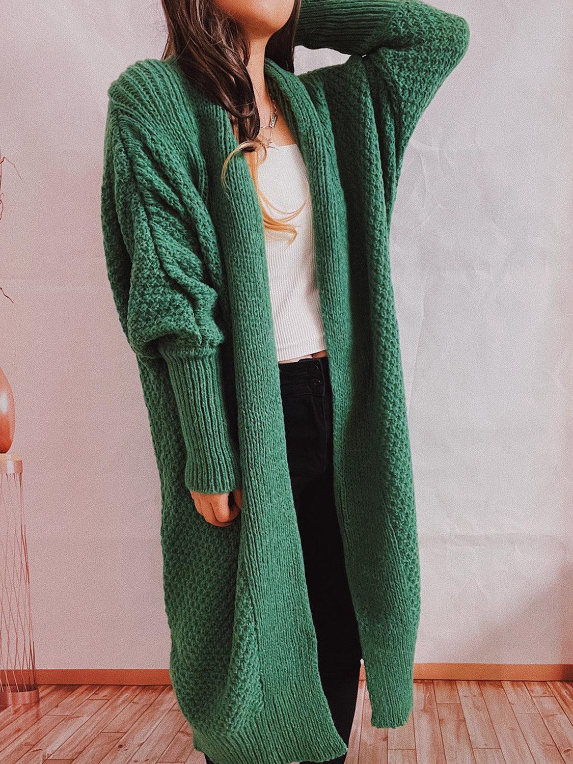Open Front Longline Cardigan Carauana Store
