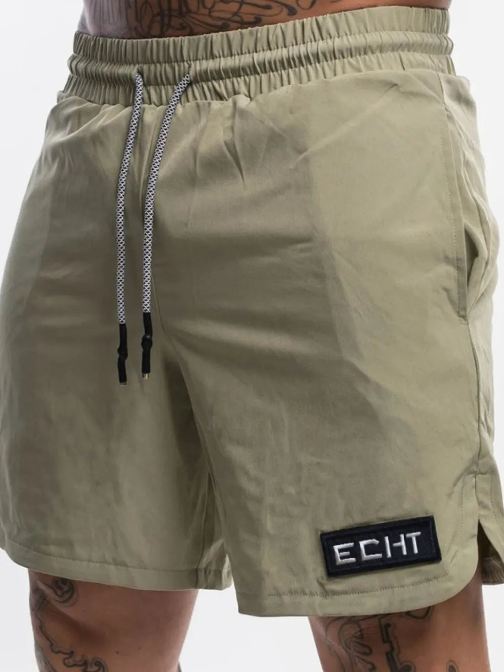 Men's Plus Size Drawstring Shorts with Pockets