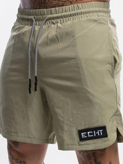 Men's Plus Size Drawstring Shorts with Pockets