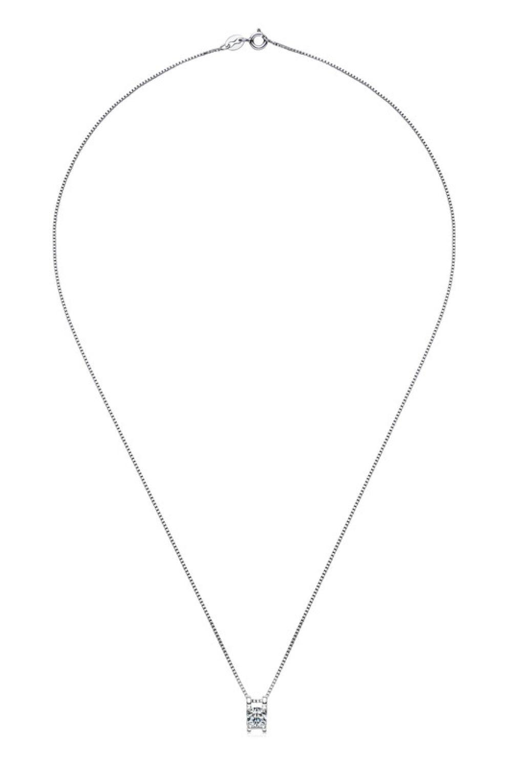 Moissanite 925 Sterling Silver Necklace