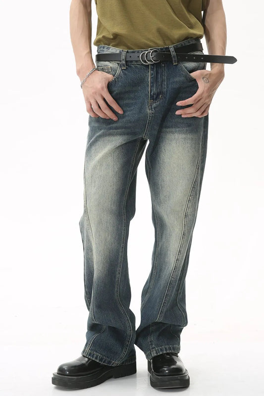 Decorative Seam Jeans with Pockets Carauana Store