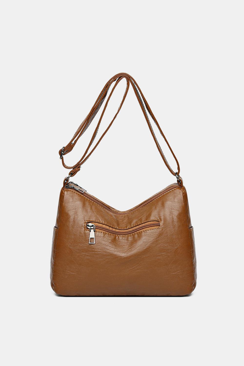 PU Leather Adjustable Strap Shoulder Bag Carauana Store
