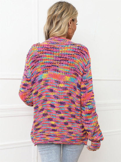 Angel Wings Button Up Dropped Shoulder Cardigan Carauana Store