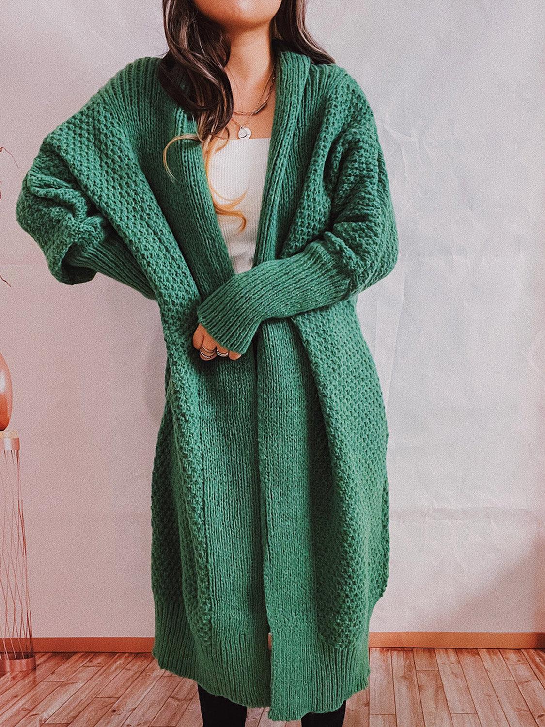 Open Front Longline Cardigan Carauana Store