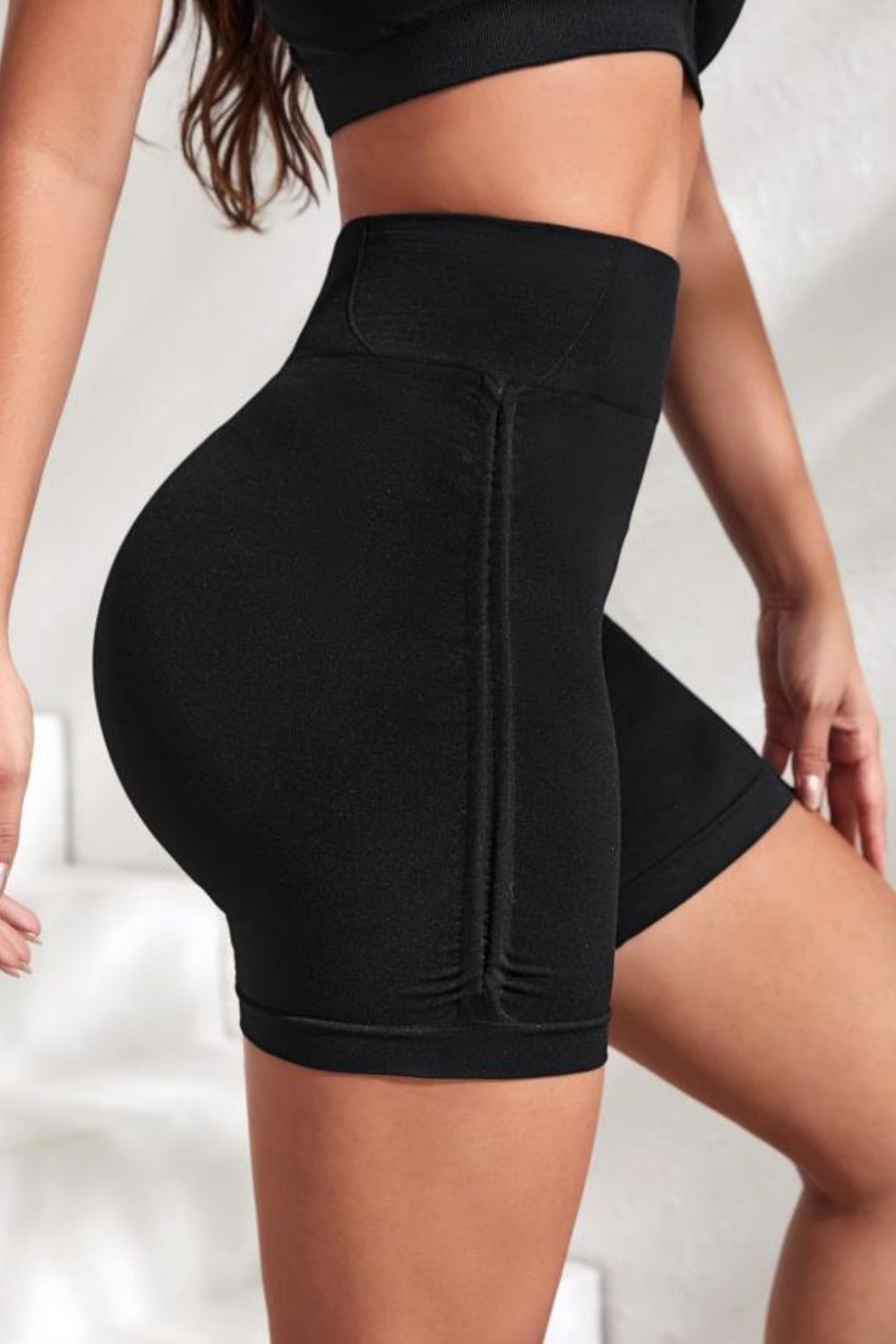 Slim Fit High Waistband Active Shorts Carauana Store
