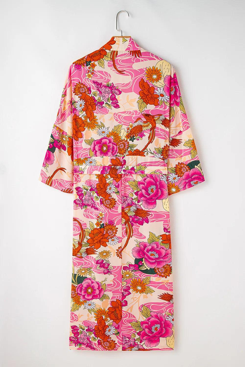 Printed Open Front Cover Up Carauana Store