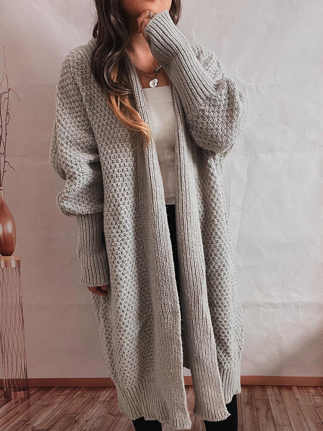 Open Front Longline Cardigan Carauana Store