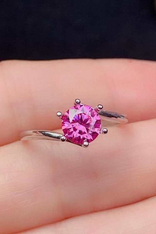 Can't Stop Your Shine 1 Carat Moissanite Ring Carauana Store
