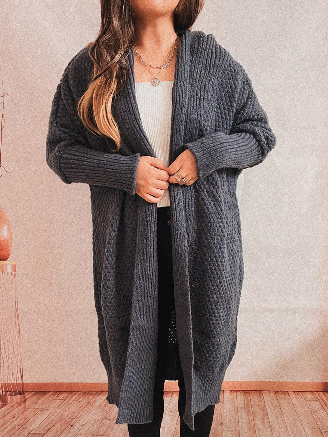Open Front Longline Cardigan Carauana Store
