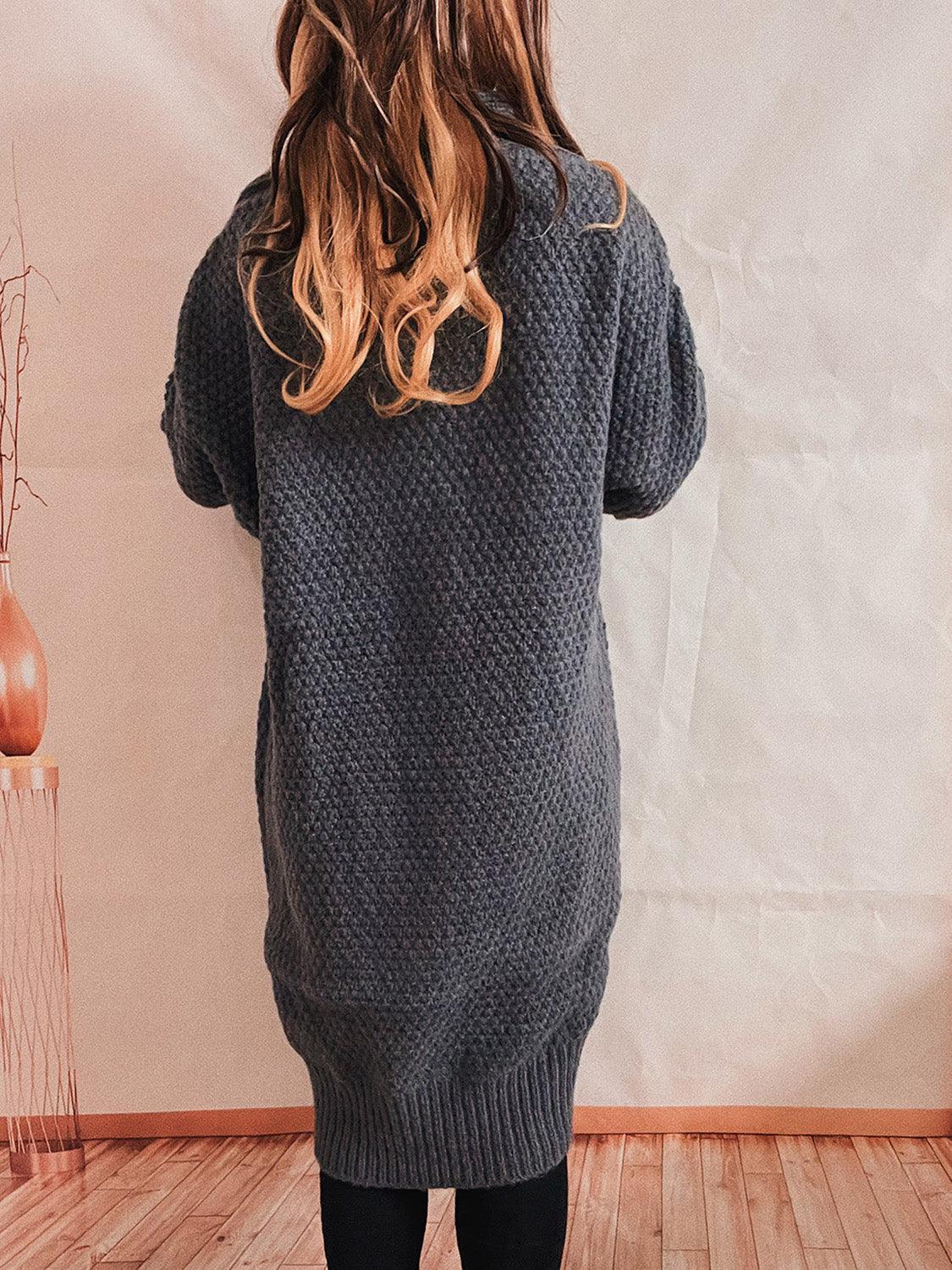 Open Front Longline Cardigan Carauana Store