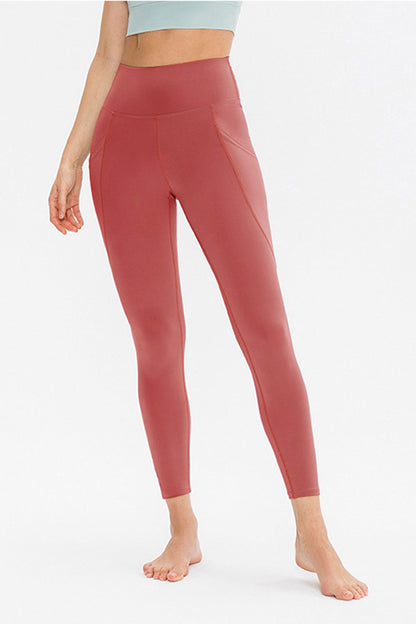 Slim Fit Long Active Leggings with Pockets Carauana Store