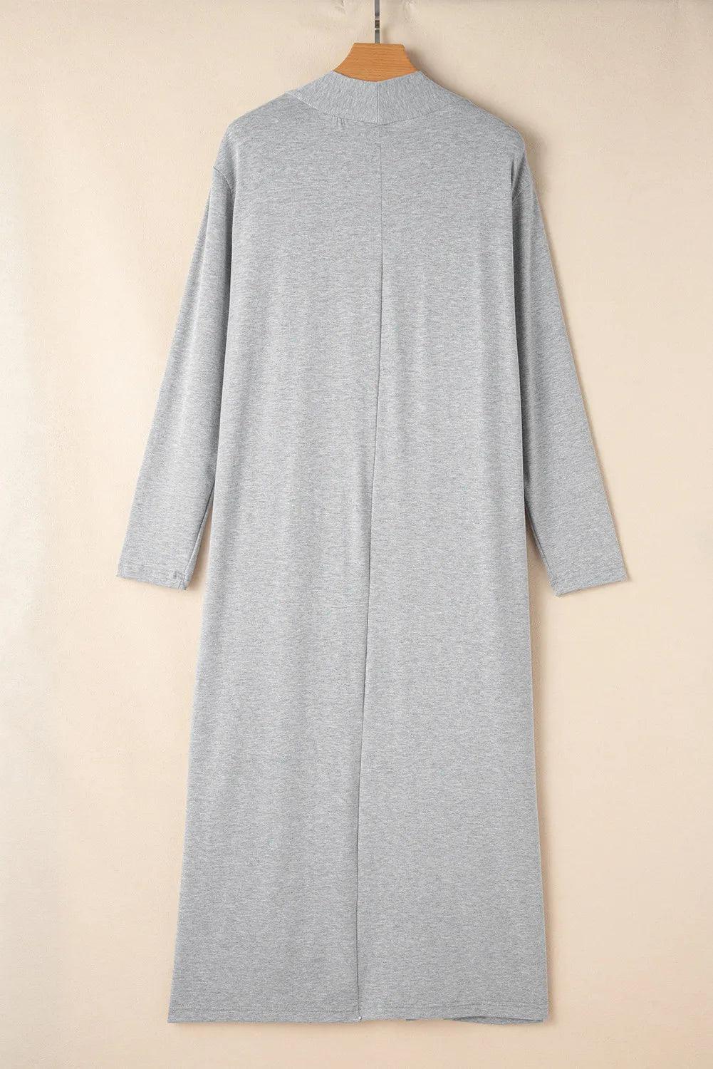 Open Front Long Sleeve Cardigan and Pants Lounge Set Carauana Store