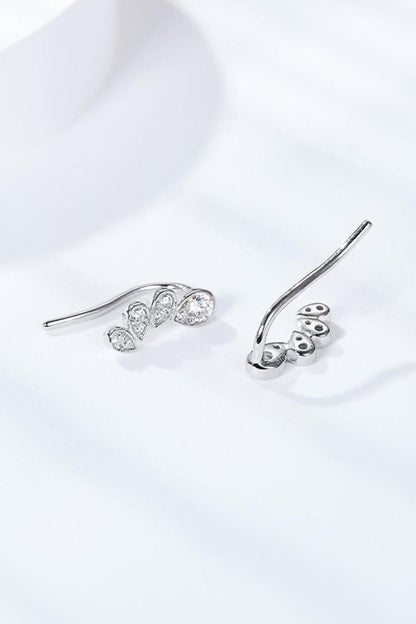 Pear Shape Moissanite Earrings Carauana Store