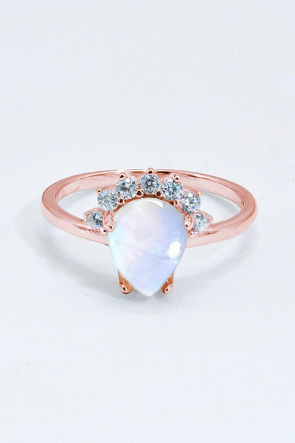 925 Sterling Silver Moonstone Ring Carauana Store