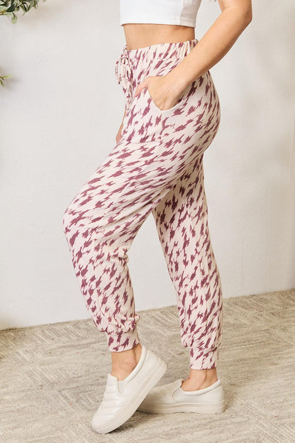 Heimish Full Size Printed Drawstring Pants Carauana Store