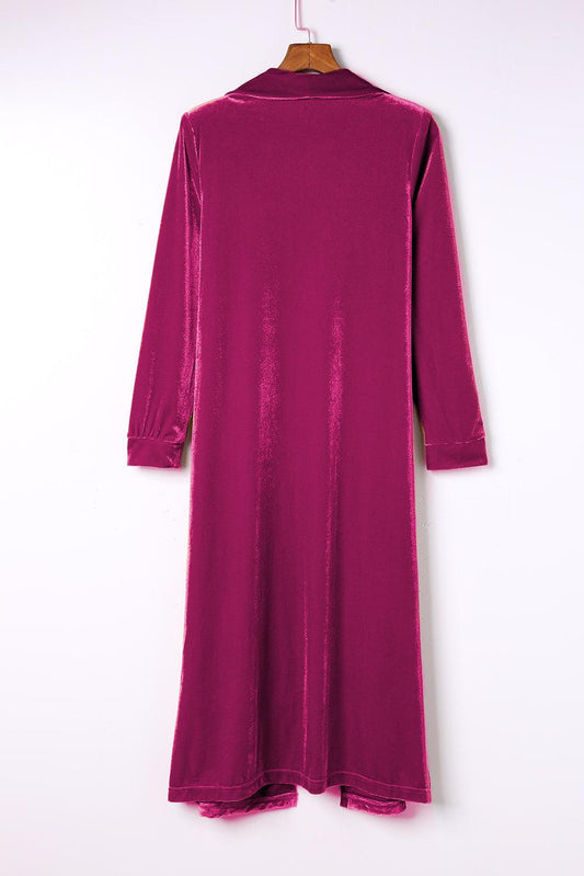 Open Front Long Sleeve Cover Up Carauana Store