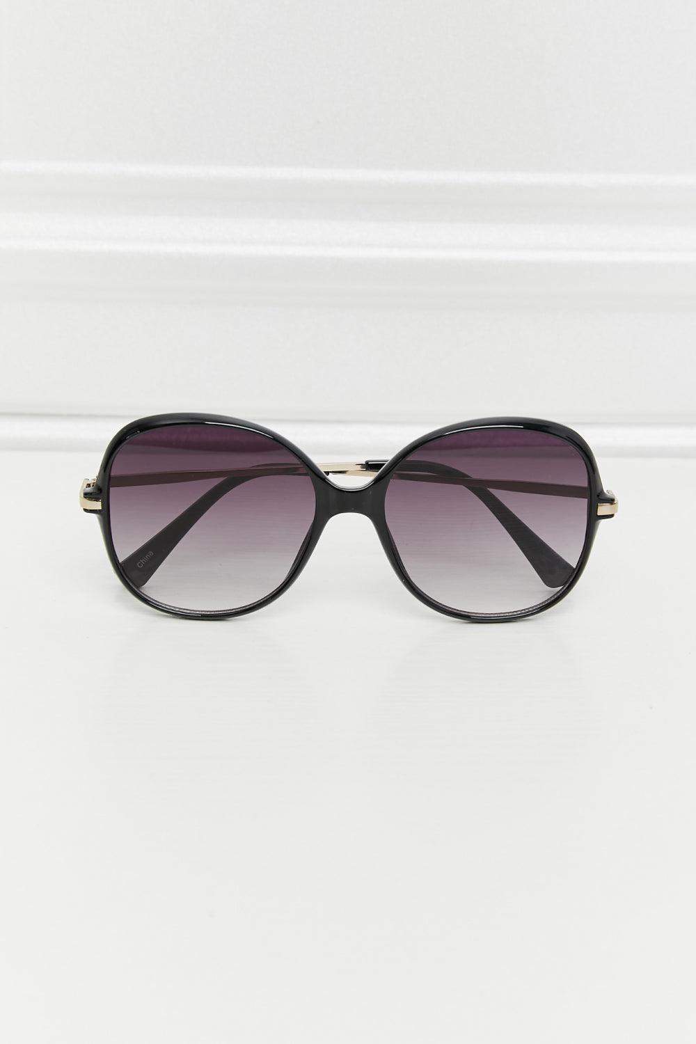 Metal-Plastic Hybrid Full Rim Sunglasses Carauana Store