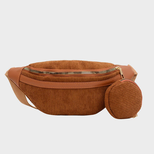 Small Corduroy Sling Bag Carauana Store