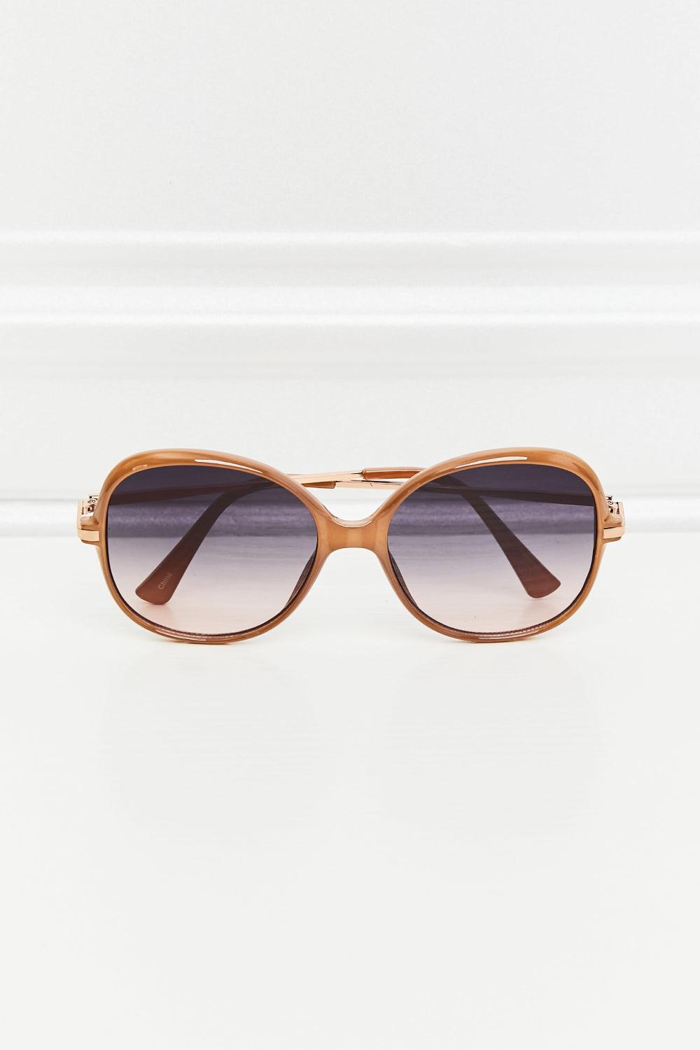 Metal-Plastic Hybrid Full Rim Sunglasses Carauana Store