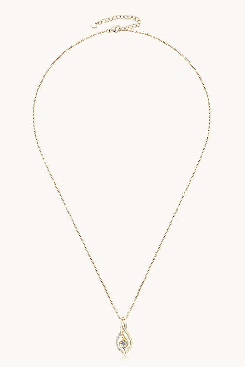 Moissanite 925 Sterling Silver Necklace Carauana Store