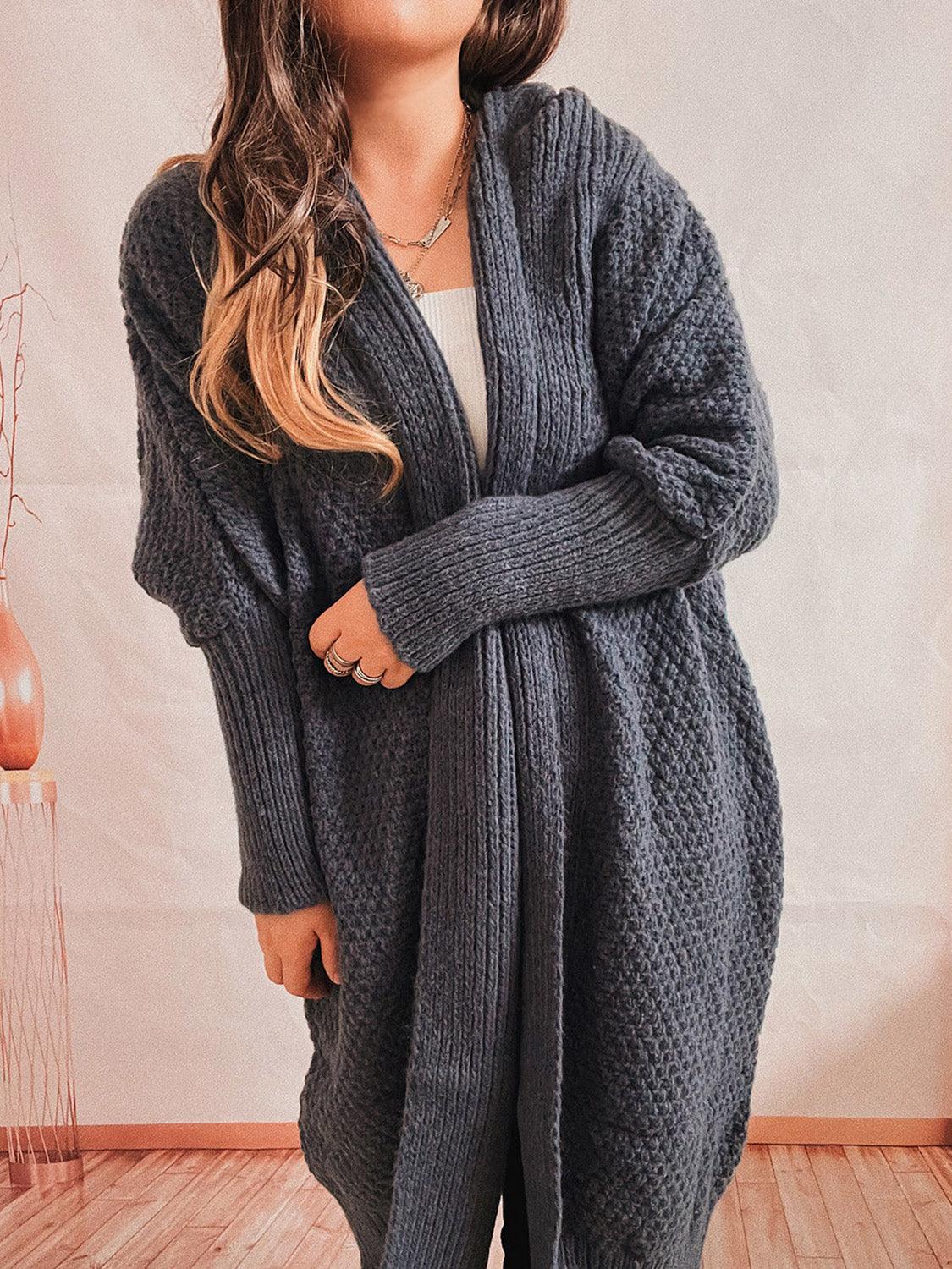 Open Front Longline Cardigan Carauana Store