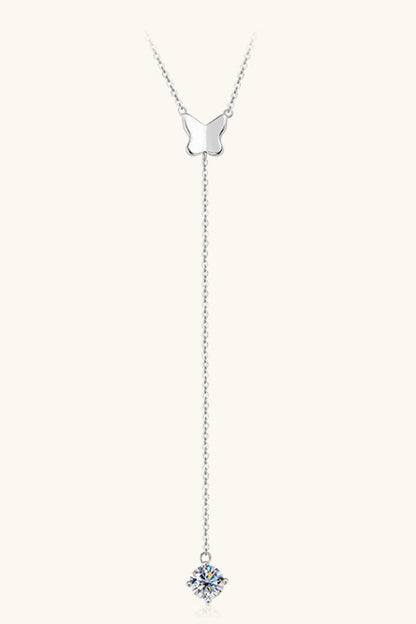1 Carat Moissanite 925 Sterling Silver Necklace Carauana Store