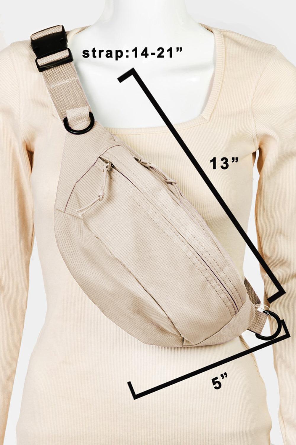 Fame Adjustable Strap Sling Bag Carauana Store