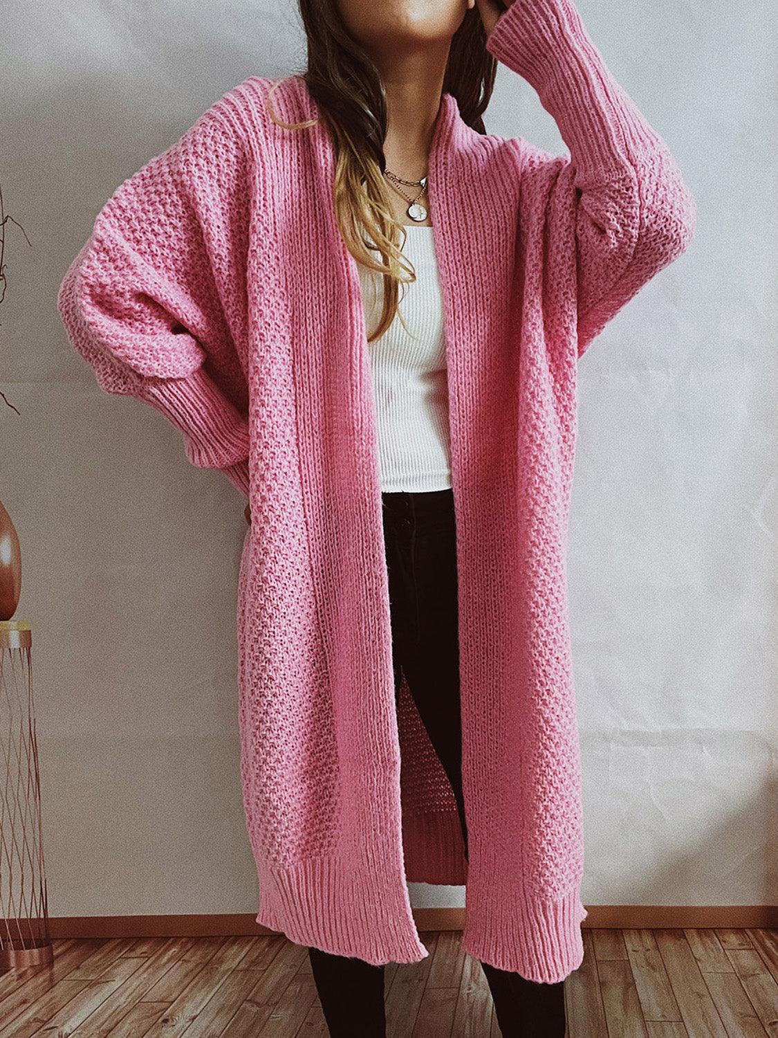 Open Front Longline Cardigan Carauana Store