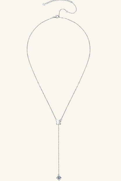 1 Carat Moissanite 925 Sterling Silver Necklace Carauana Store