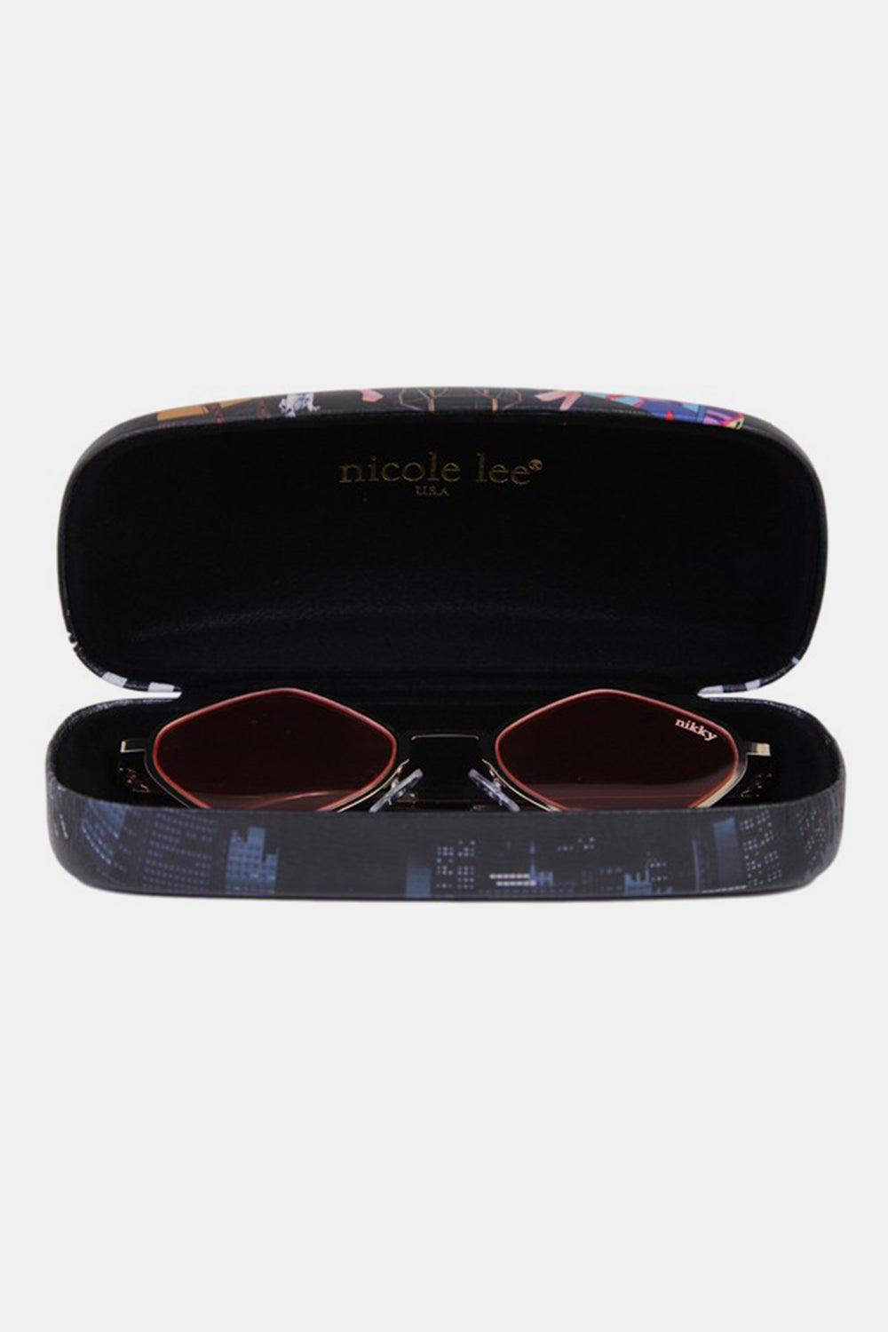 Nicole Lee USA Metal Frame Geometric Sunglasses Carauana Store