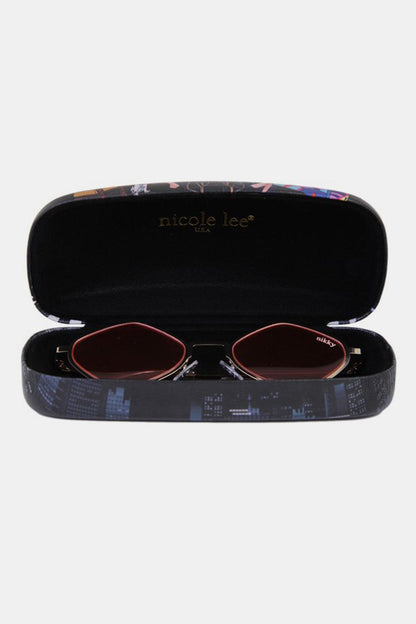 Nicole Lee USA Metal Frame Geometric Sunglasses Carauana Store