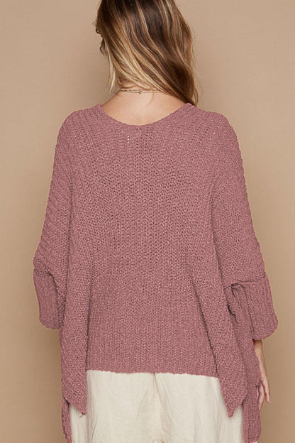 POL Open Front Sweater Cardigan with Pockets Carauana Store