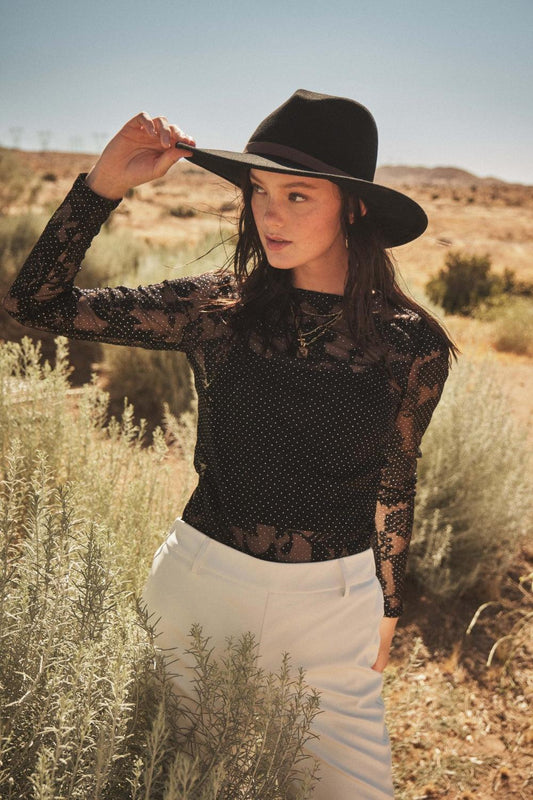 Ces Femme Floral Lace Mesh Bodysuit Carauana Store
