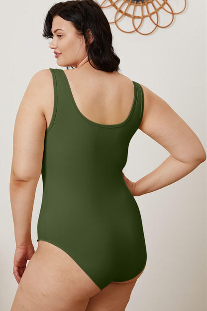 Basic Bae Full Size Square Neck Sleeveless Bodysuit Carauana Store