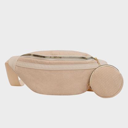 Small Corduroy Sling Bag Carauana Store