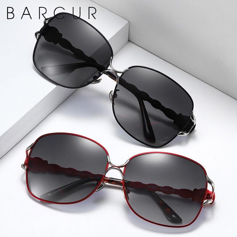 BARCUR Luxury Polarized Sunglasses Gradient Lens UV400 Protection