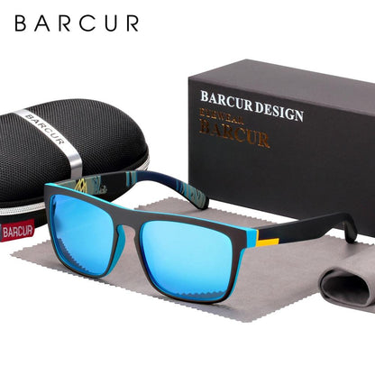 BARCUR NEW Polarized Sunglasses Men Driving Shades